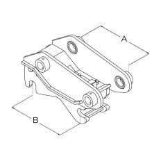 Engate rápido hidráulico Sany SY50U eqh0003