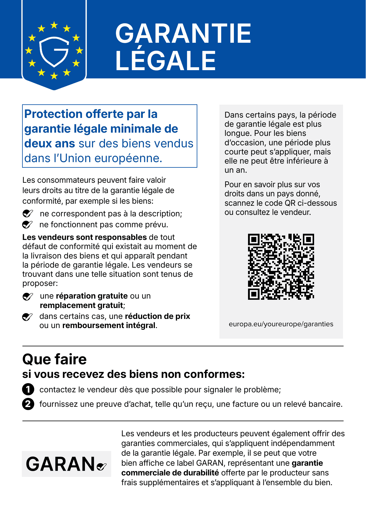 Garantie l�gale
